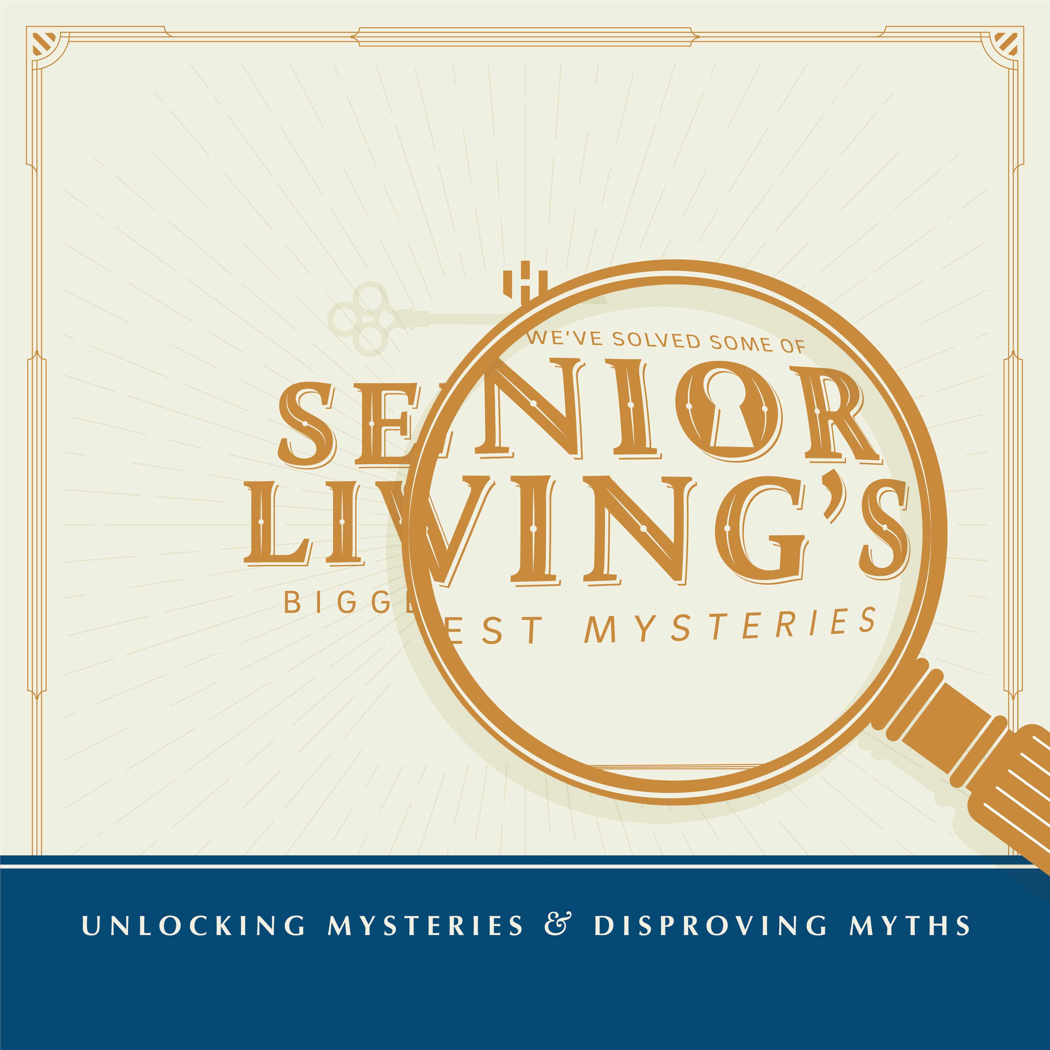 Event graphic for The Hallmark's Senior Living Mysteries - Solved Event