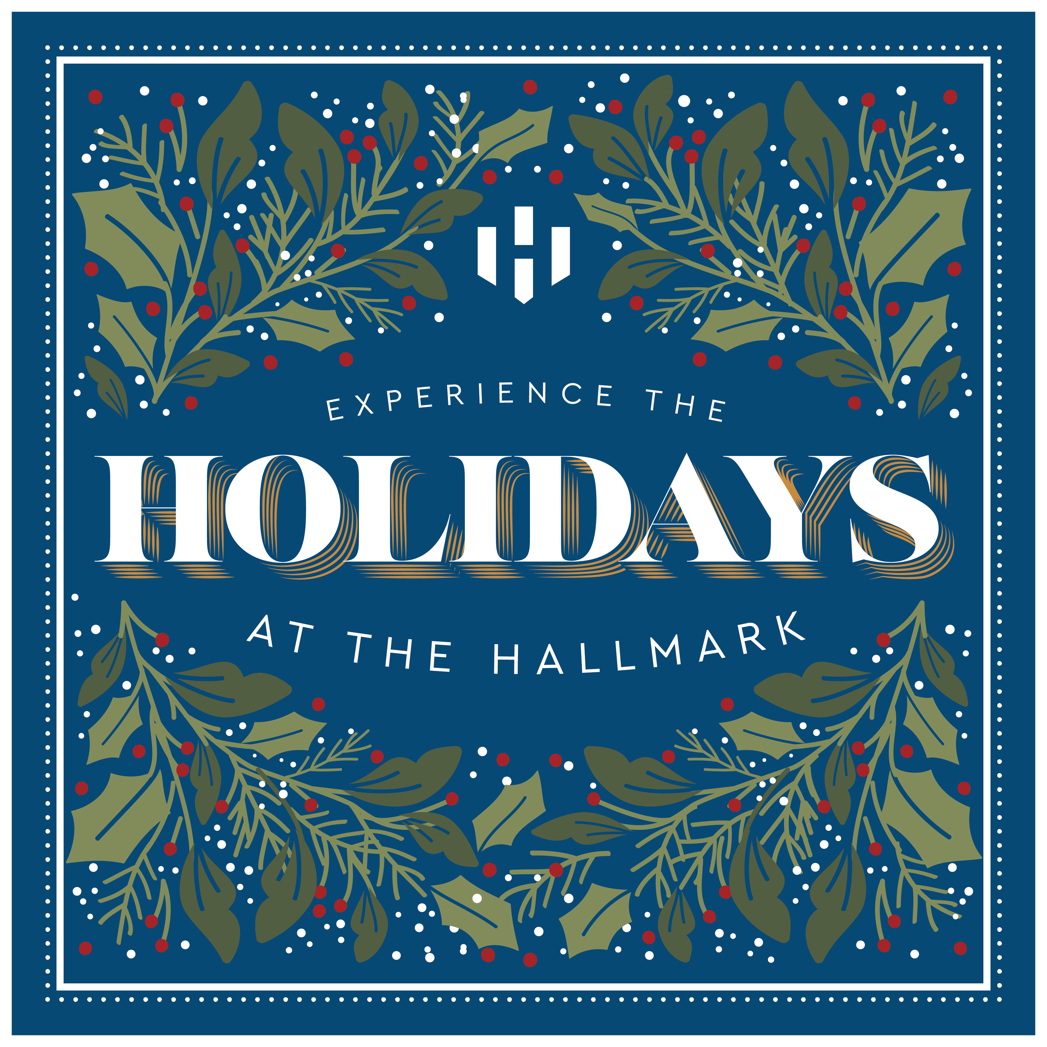 Event graphic for The Hallmark's Holiday Parade of Homes event.