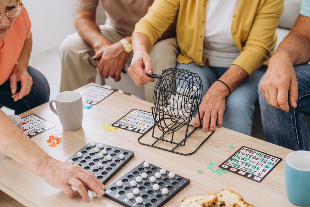 seniors engaging in indoor activities to beat boredom